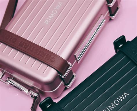 dior rimowa capsulei|dior rimowa luggage price.